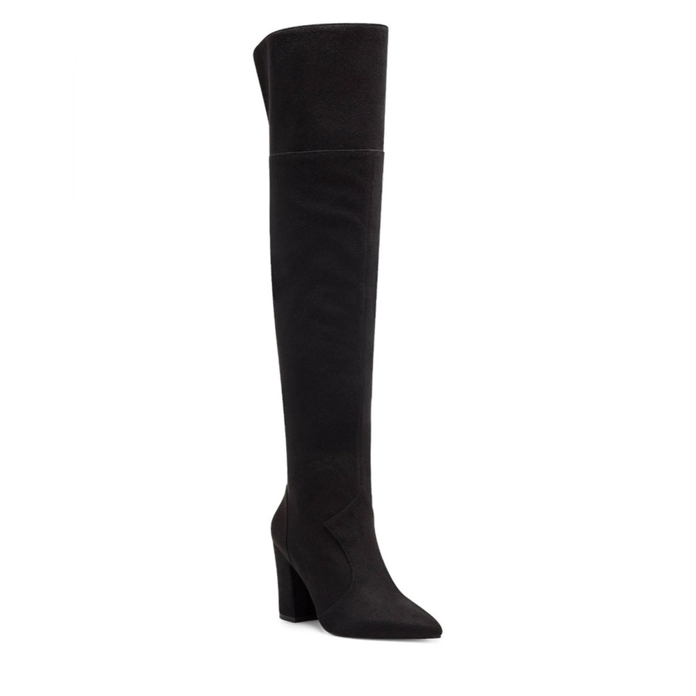 Jessica Simpson Habella Faux Suede Pointed
Toe Over the Knee Boots